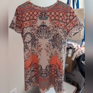 Abercrombie & Fitch Paisley Tunic Boho Mini Dress